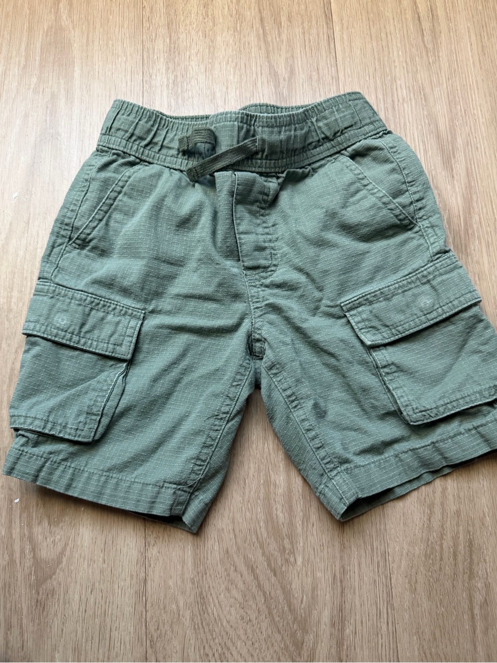 Janie and Jack Olive Green Cargo Shorts